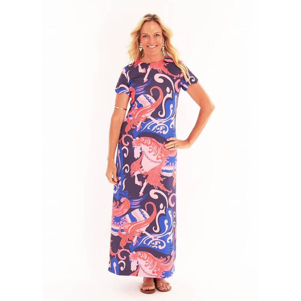NEW CK BRADLEY malabar dress in multicolor